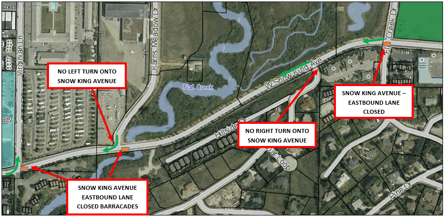 Snow King Lane Closure