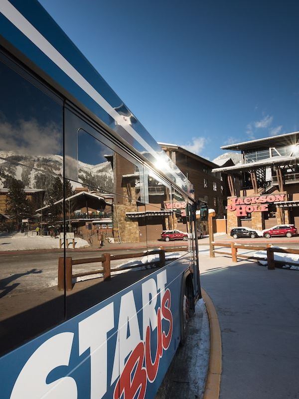 START Bus at Village Side View