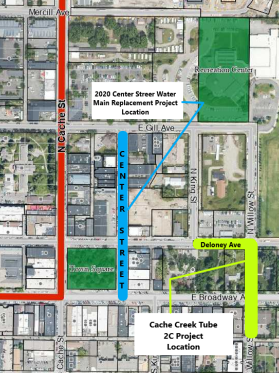 Water Main and Cache Tub
