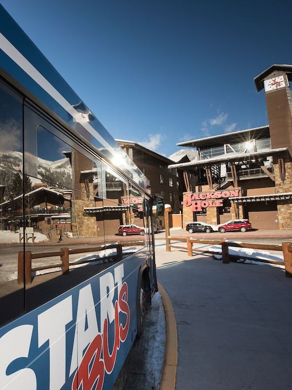 START Bus at Village Side View