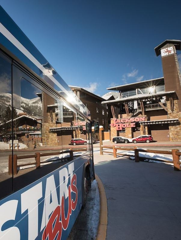 START Bus at Village Side View