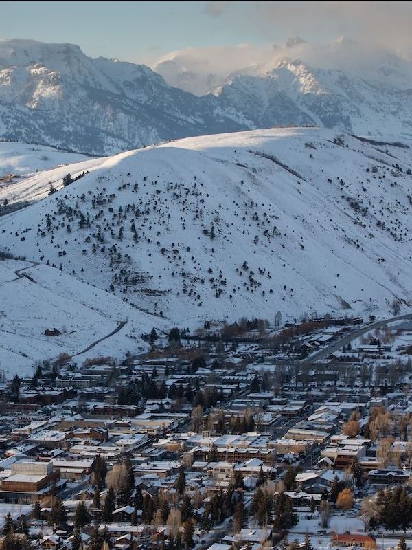 Center for the Arts from High Winter Cool Clouds