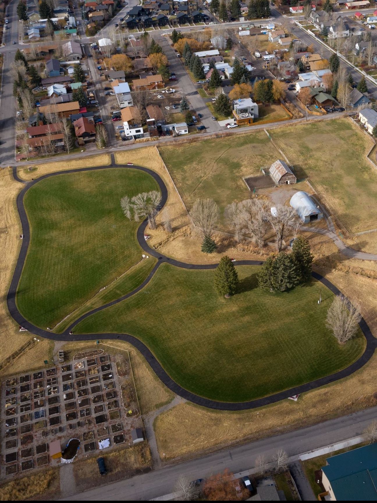 May Park aerial fall