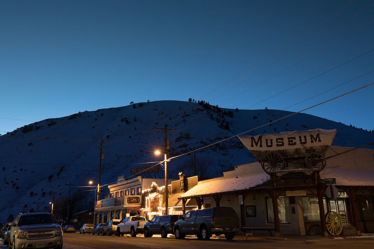 Museum Wagon at Dusk