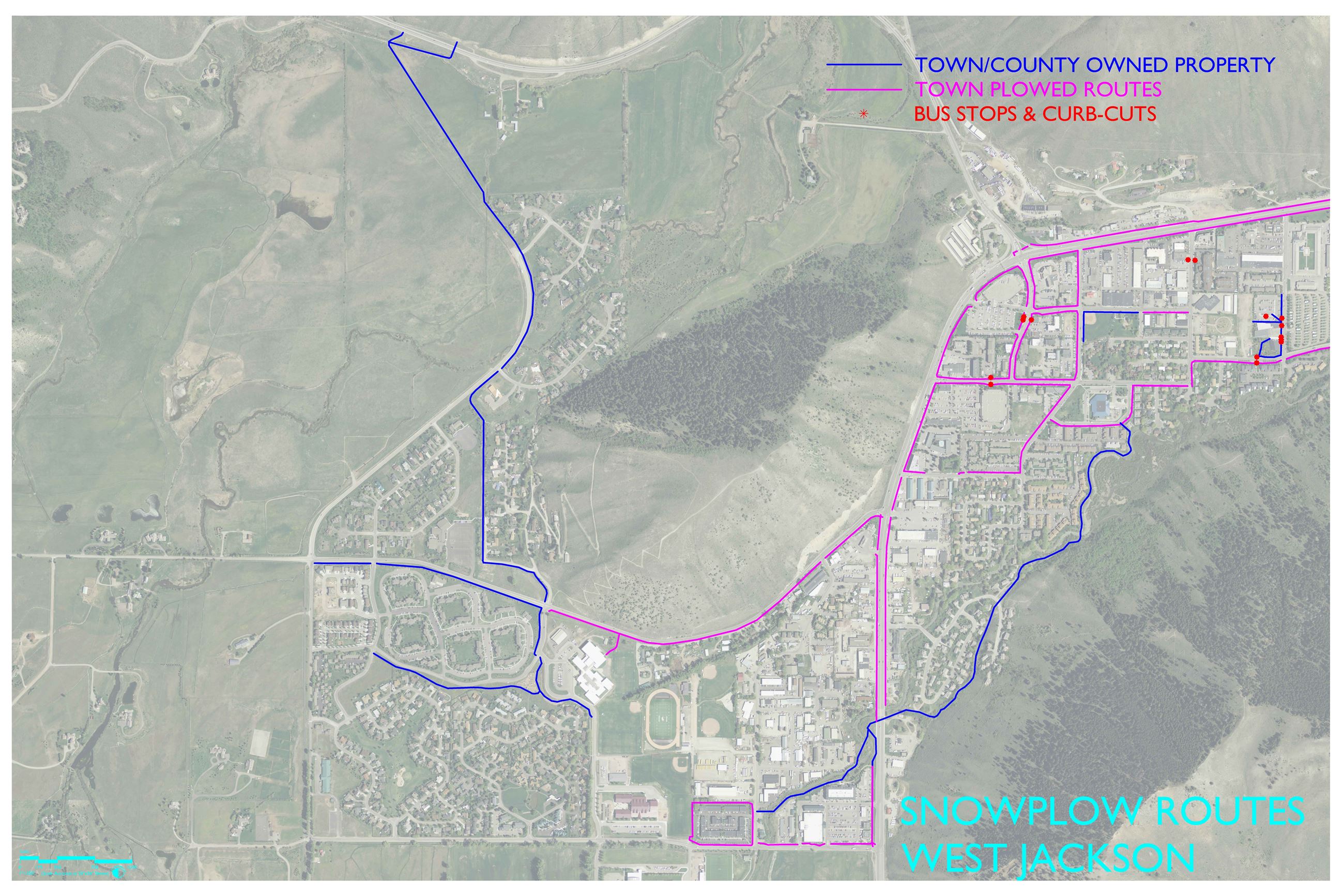 SnowPlow Routes_Two Colors-West Jackson