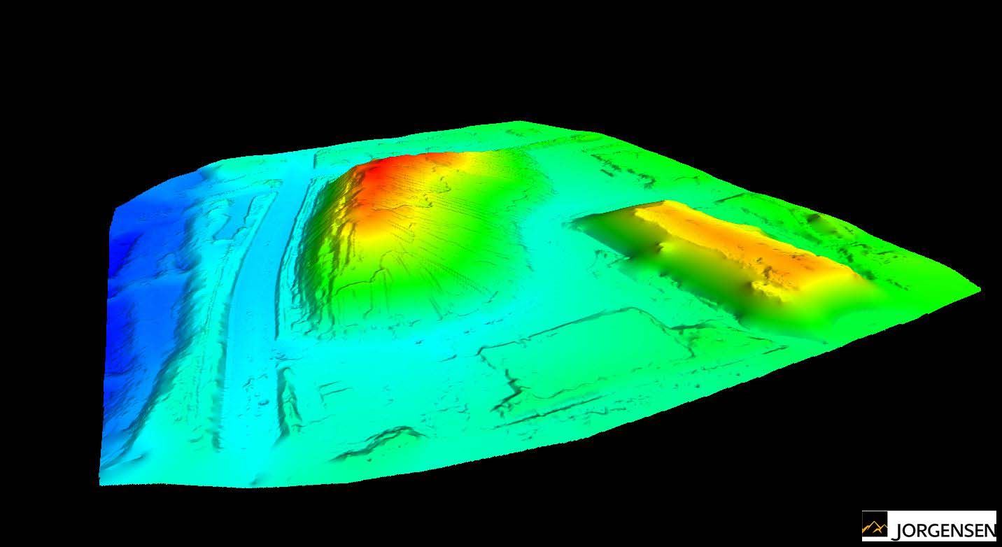 Fairgrounds Snow Pile 3D View