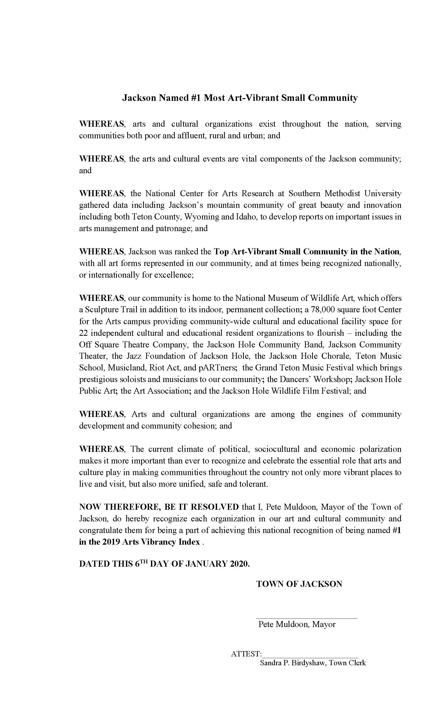 JAN6 Art Vibrant Community